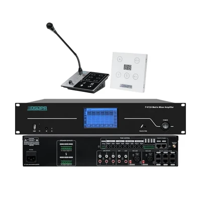 P-6112 P-6124 P-60W P-60M Multi-function Matrix PA System - 翻译中...